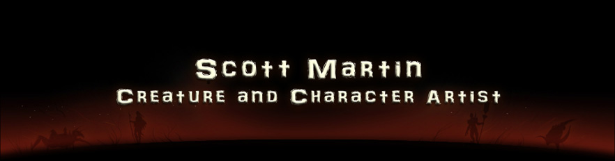 the art of scott martin, character artist