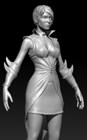 Heroine - ZBrush sculpt